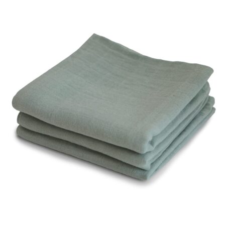 Mushie - Muslin Cloth 3-Pack - Sage