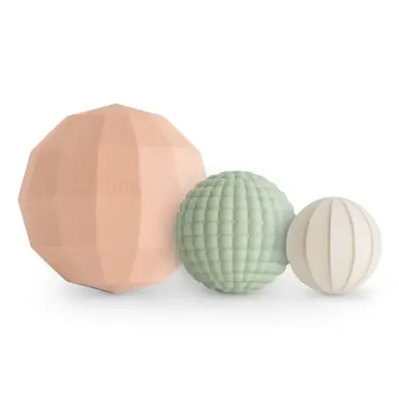 Mushie - Nesting Spheres Sensory Toy - Blush