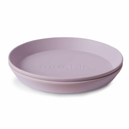 Mushie - Plates Round - Soft Lilac(2 Pcs)