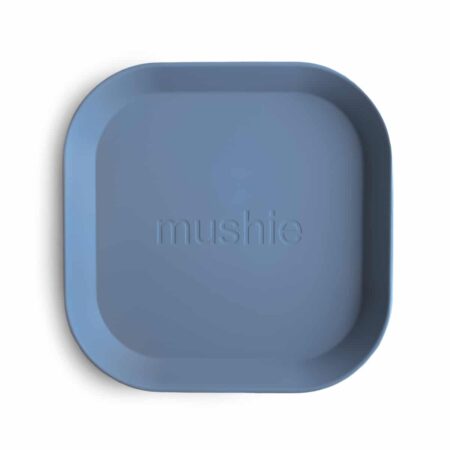 Mushie - Plates Square - Twilight Blue (2Pcs)