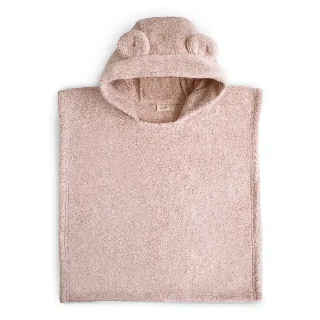 Mushie - Poncho Towel Bear - Blush