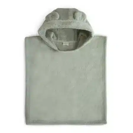 Mushie - Poncho Towel Bear - Moss