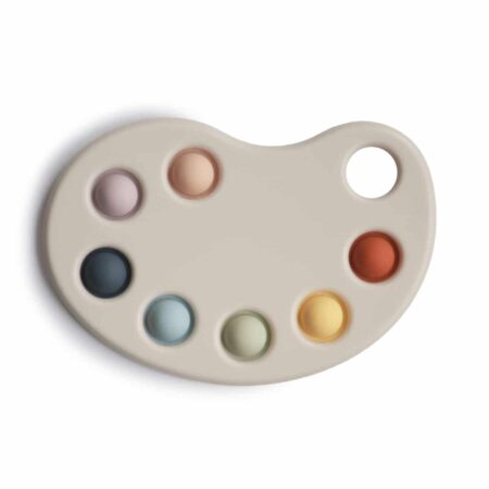 Mushie - Press-Toy Paint Palette - Multi
