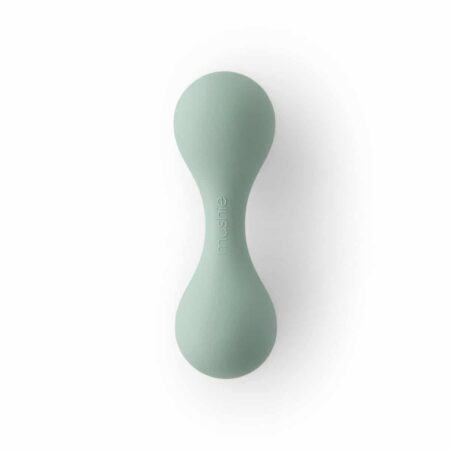 Mushie - Rattle Toy Silicone - Cambridge Blue
