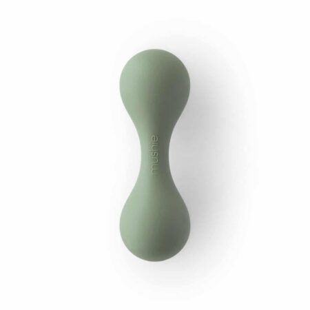 Mushie - Rattle Toy Silicone - Dried Thyme