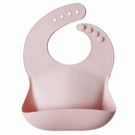 Mushie - Silicone Bib - Blush