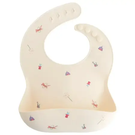 Mushie - Silicone Bib - Circus