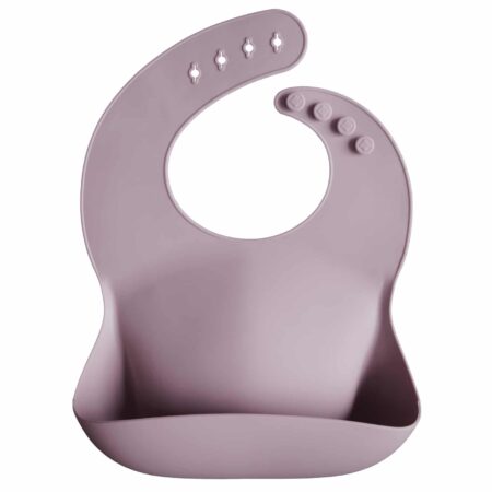 Mushie - Silicone Bib - Pale Mauve