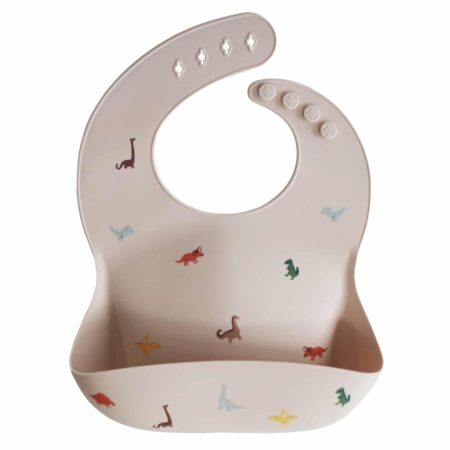 Mushie - Silicone Bibs - Dino