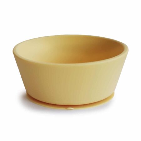 Mushie - Silicone Bowl - Pale Daffodil