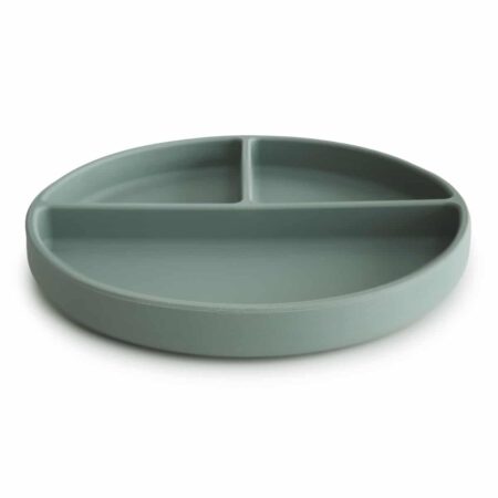 Mushie - Silicone Plate - Cambridge Blue