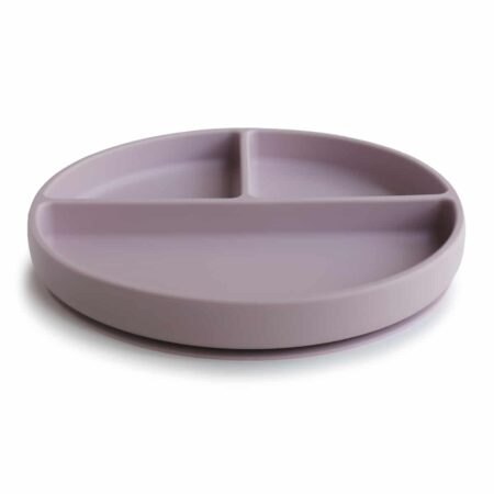 Mushie - Silicone Plate - Soft Lilac