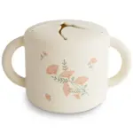 Mushie - Snack Cup - Pink Flowers (New)