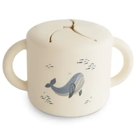 Mushie - Snack Cup - Whales