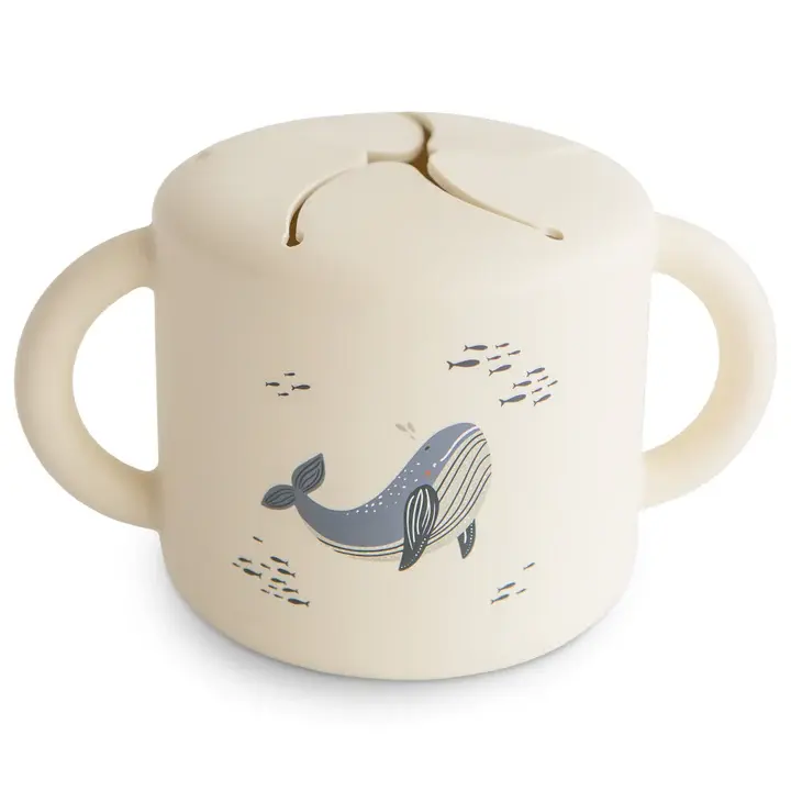 Mushie - Snack Cup - Whales