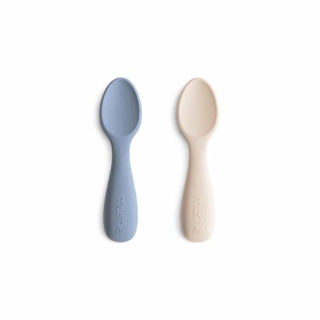 Mushie - Starter Baby Spoon - Tradewinds/Shifting Sand