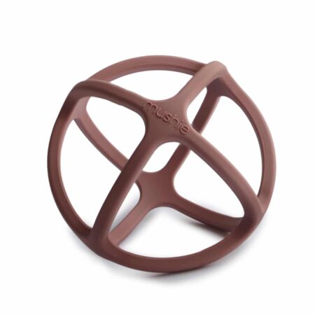 Mushie - Teether Ball - Woodchuck