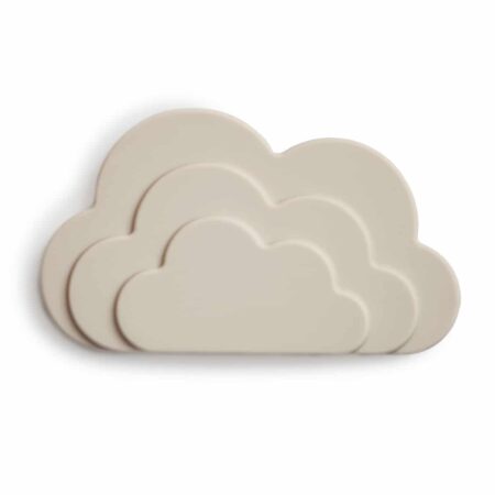 Mushie - Teether Cloud - Gray