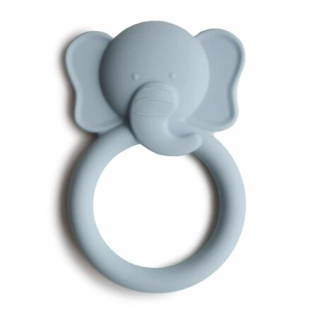 Mushie - Teether Elephant - Cloud