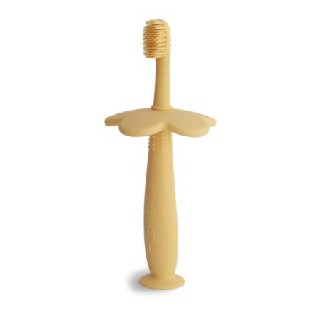 Mushie - Toothbrush Flower - Pale Daffodil