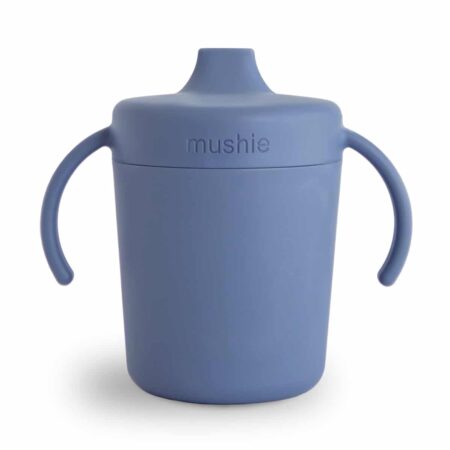 Mushie - Training Sippy Cup (Pp) - Twilight Blue