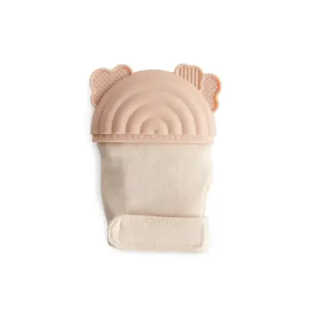 Mushie - Teething Mitten - Blush