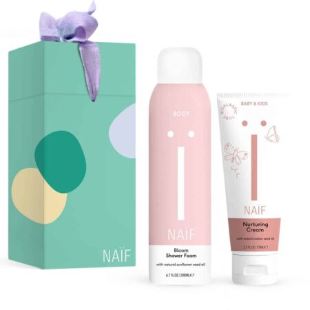 Naïf - Mini & Me time (Nurturing cream 75ml, Bloom foam 200ml)