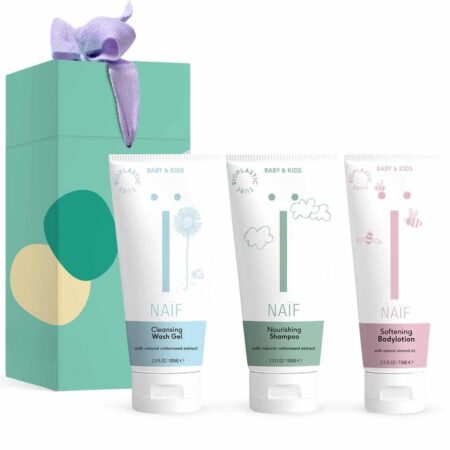 Naïf - Tiny Bubbles (Shampoo 100ml, bodylotion 100ml, washgel 100ml)
