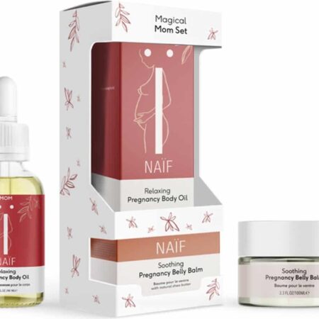 Naif - Magical Mom Set (body oil 90ml, belly balm 100ml) Box