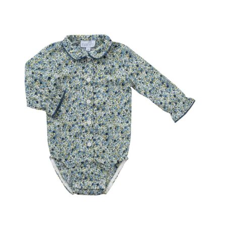 Natini - Bodyblouse Gynthia Flowers - Blue