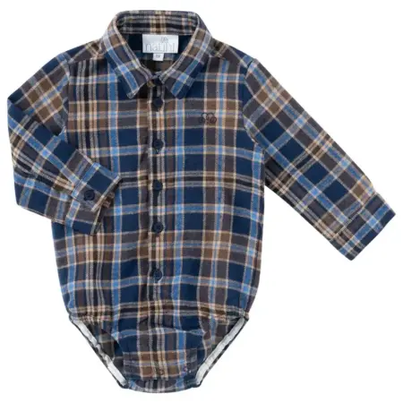 Natini - Bodyshirt Square Athur - Blue/brown