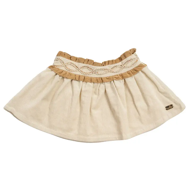 Natini - Skirt Rib Girl - Cream