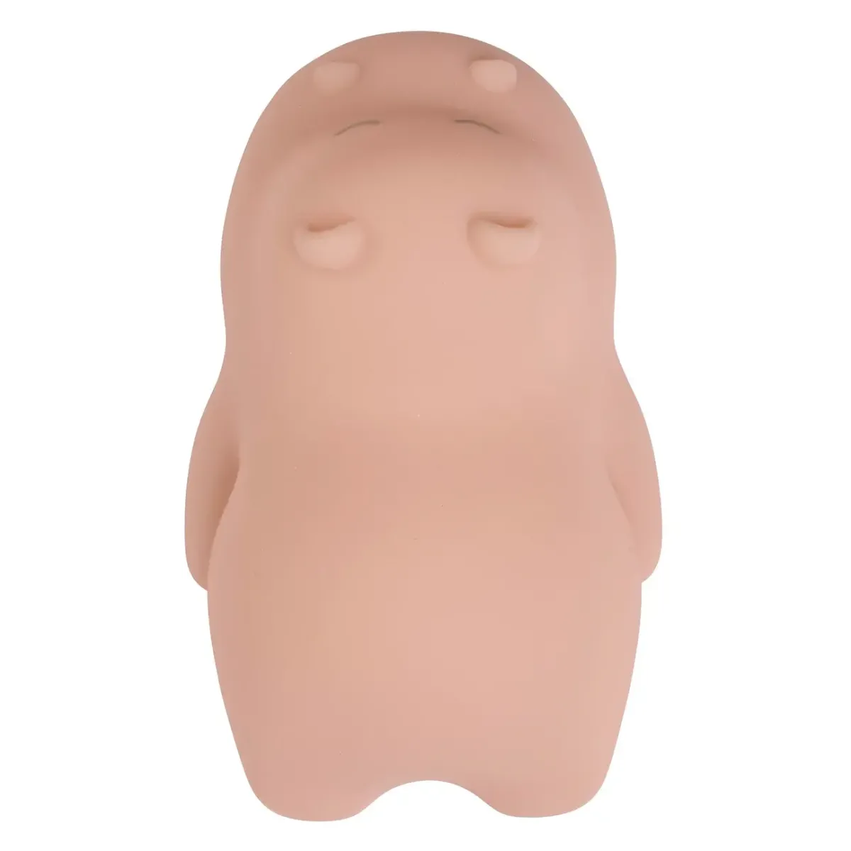 Nattou - Nachtlamp Nijlpaard - 15,8 cm - Silicone Zalmroze
