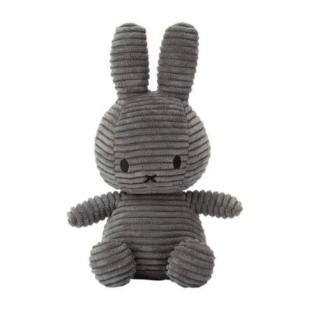 Nijntje - Miffy - Corduroy Dark Grey - 23 cm - 9