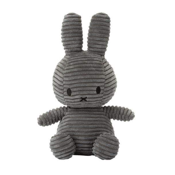 Nijntje - Miffy - Corduroy Dark Grey - 23 cm - 9
