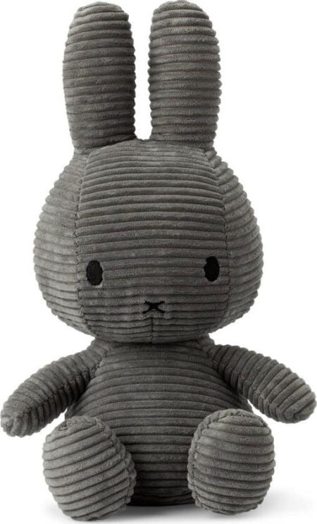 Nijntje - Miffy - Corduroy Dark Grey - 33 cm - 13