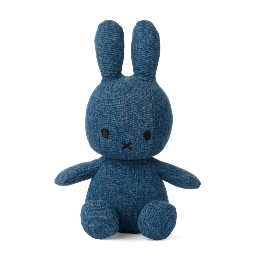 Nijntje - Miffy - Sitting Mid Wash Denim - 23 cm - 9"