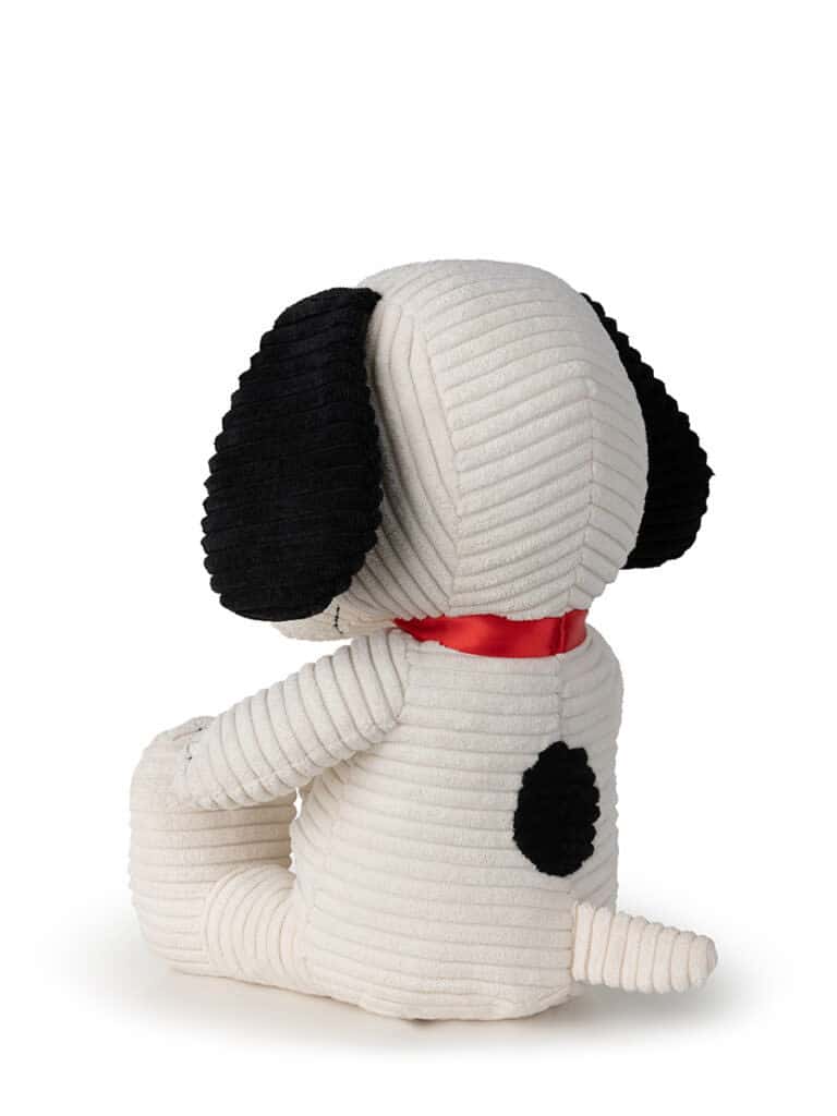 Nijntje - Snoopy Sitting Corduroy Cream in giftbox - 27 cm