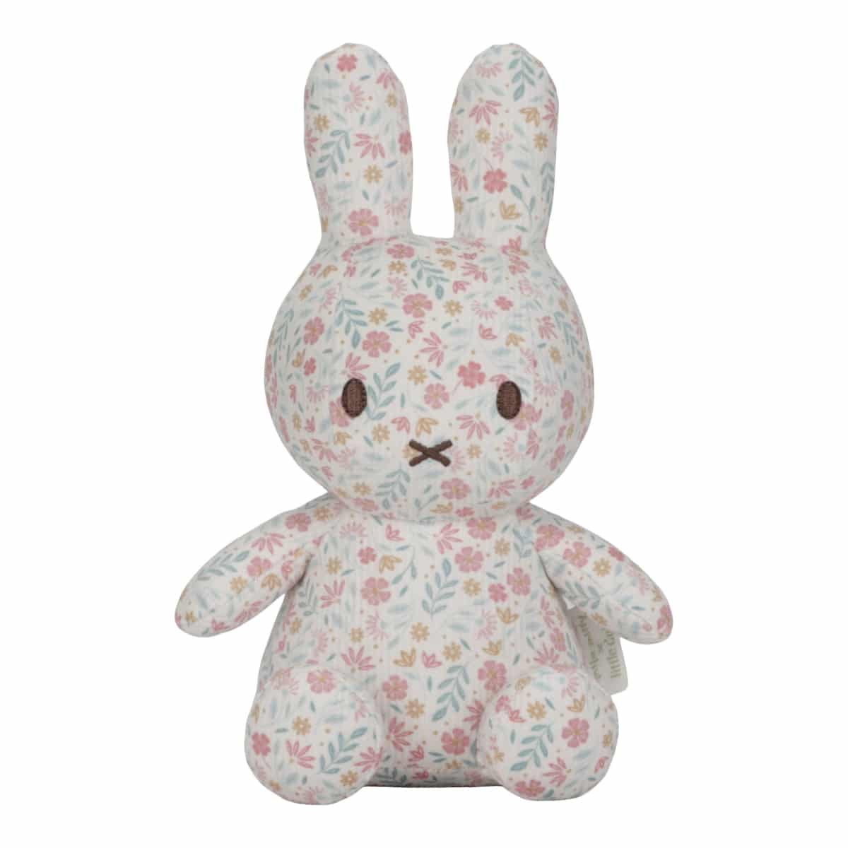 Nijntje x Little Dutch Knuffel all-over print 20 cm - Lucky Blossom GRS