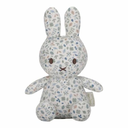 Nijntje x Little Dutch Knuffel all-over print 20 cm - Lucky Leaves GRS