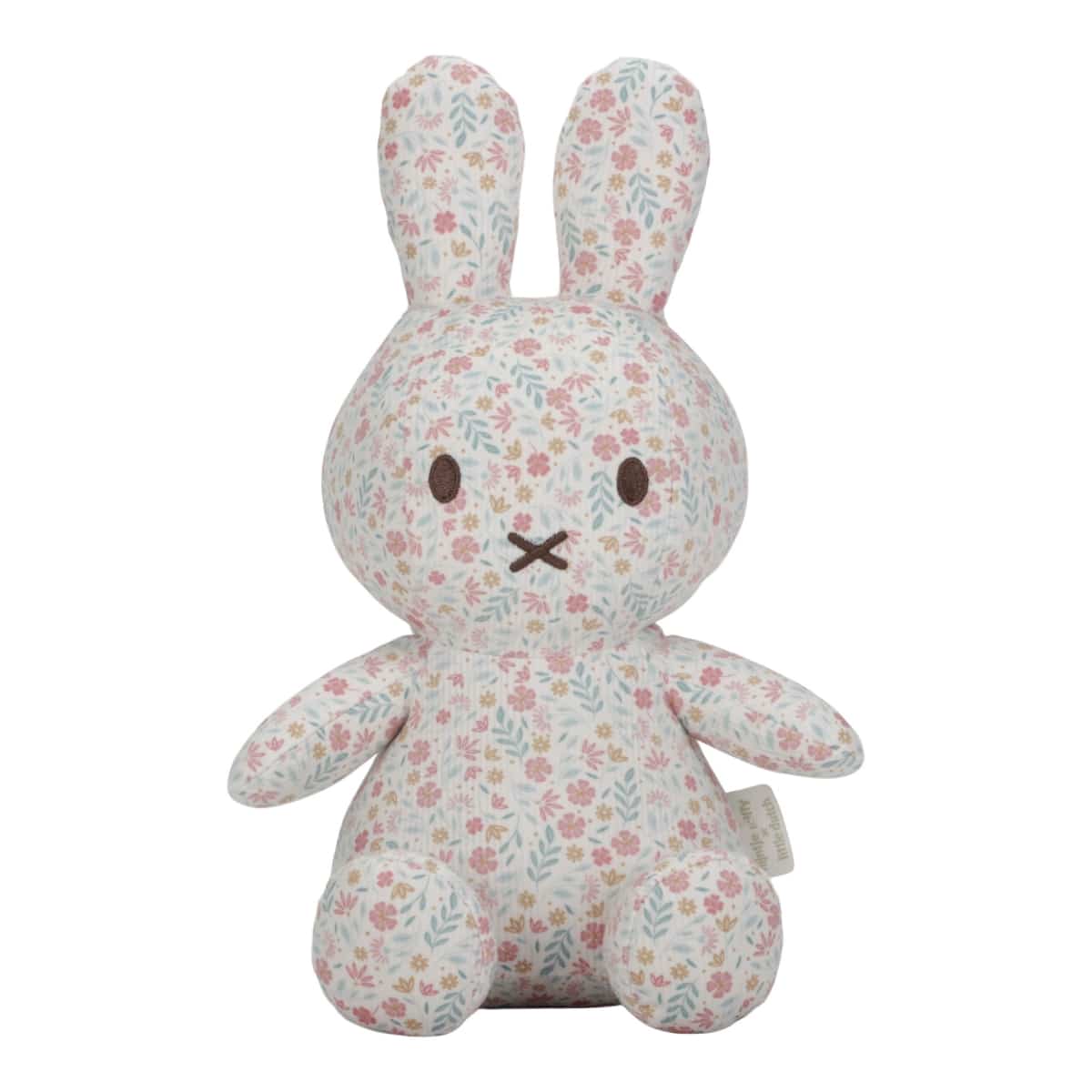 Nijntje x Little Dutch Knuffel all-over print 30 cm - Lucky Blossom GRS