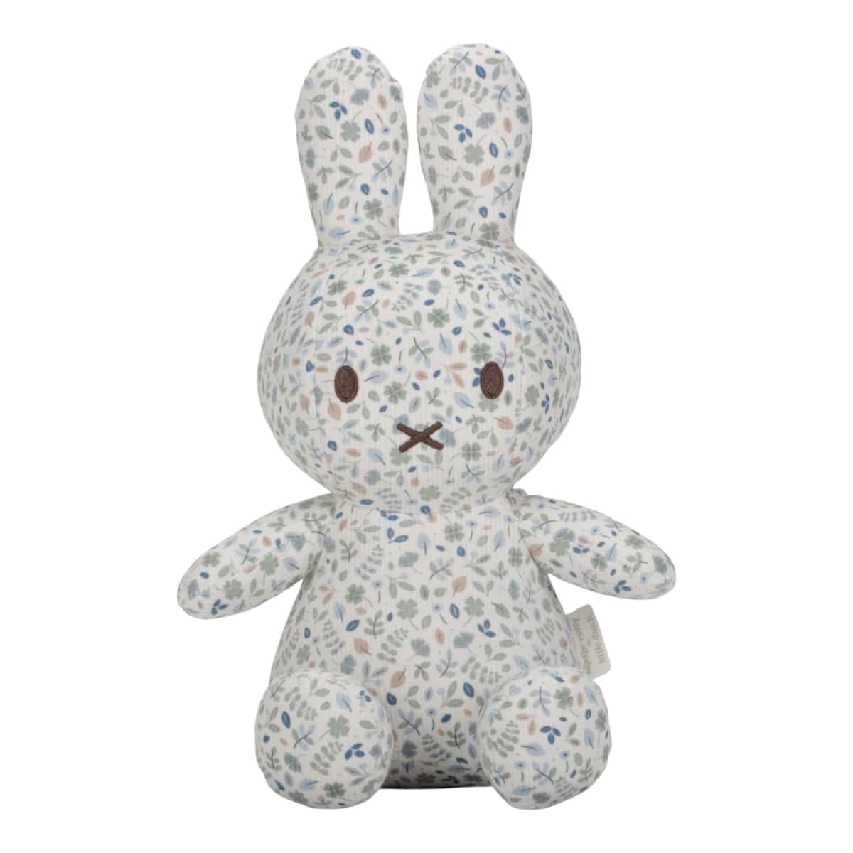 Nijntje x Little Dutch Knuffel all-over print 30 cm - Lucky Leaves GRS