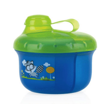 Nuby - Melkpoederdoosje blauw/groen