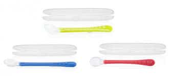 Nuby - Zachte Lepel Uit Silicone - 3m+