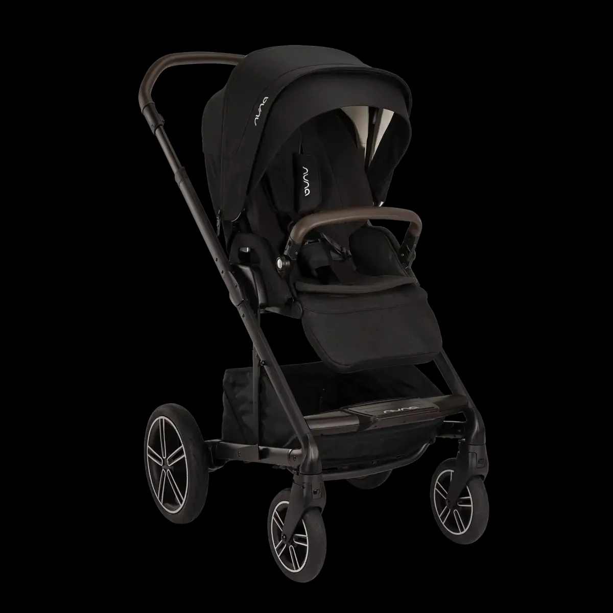 Nuna - Mixx Next Kinderwagen Caviar Met Magn. Gordel