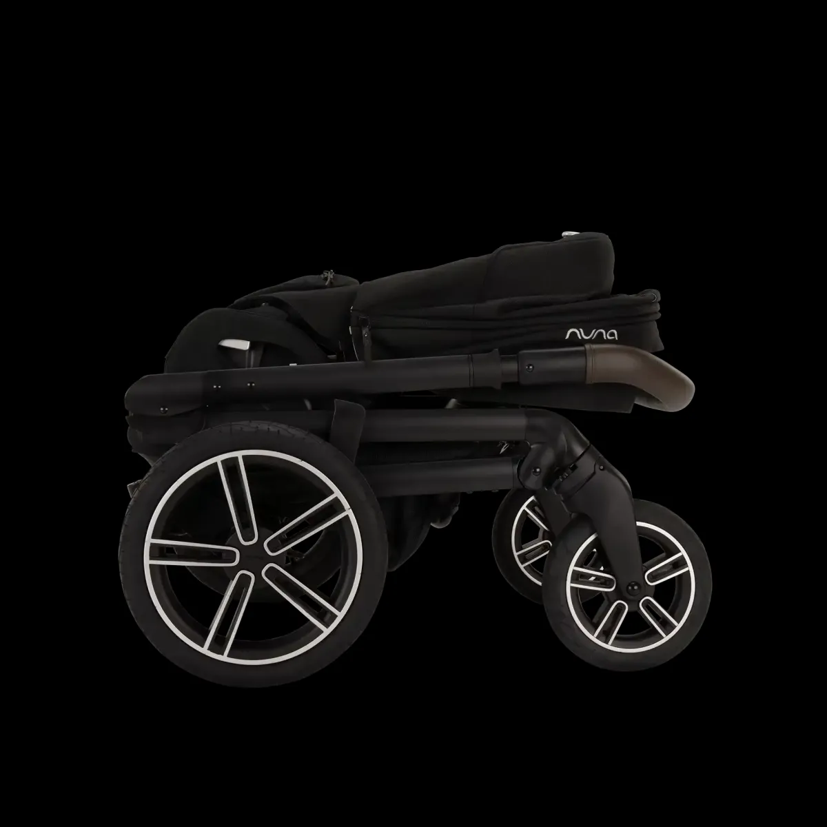 Nuna - Mixx Next Kinderwagen Caviar Met Magn. Gordel