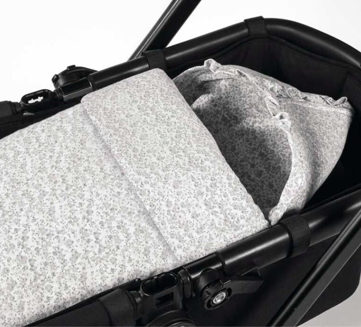 Pasito a Pasito - Baby Nest 3 In 1 Flower Mellow Grey Knitwear (Fm)