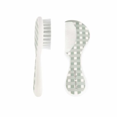 Pasito a Pasito - Brush And Comb Green checks