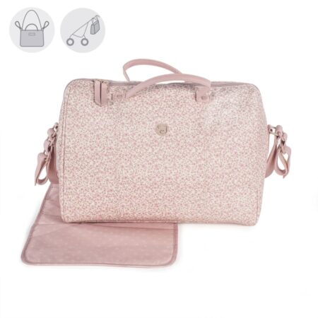 Pasito a Pasito - Changing Bag Flower Mellow Pink (Fm)