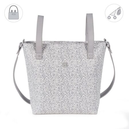 Pasito a Pasito - Changing Bag Pushchair Flower Mellow Grey (Fm)
